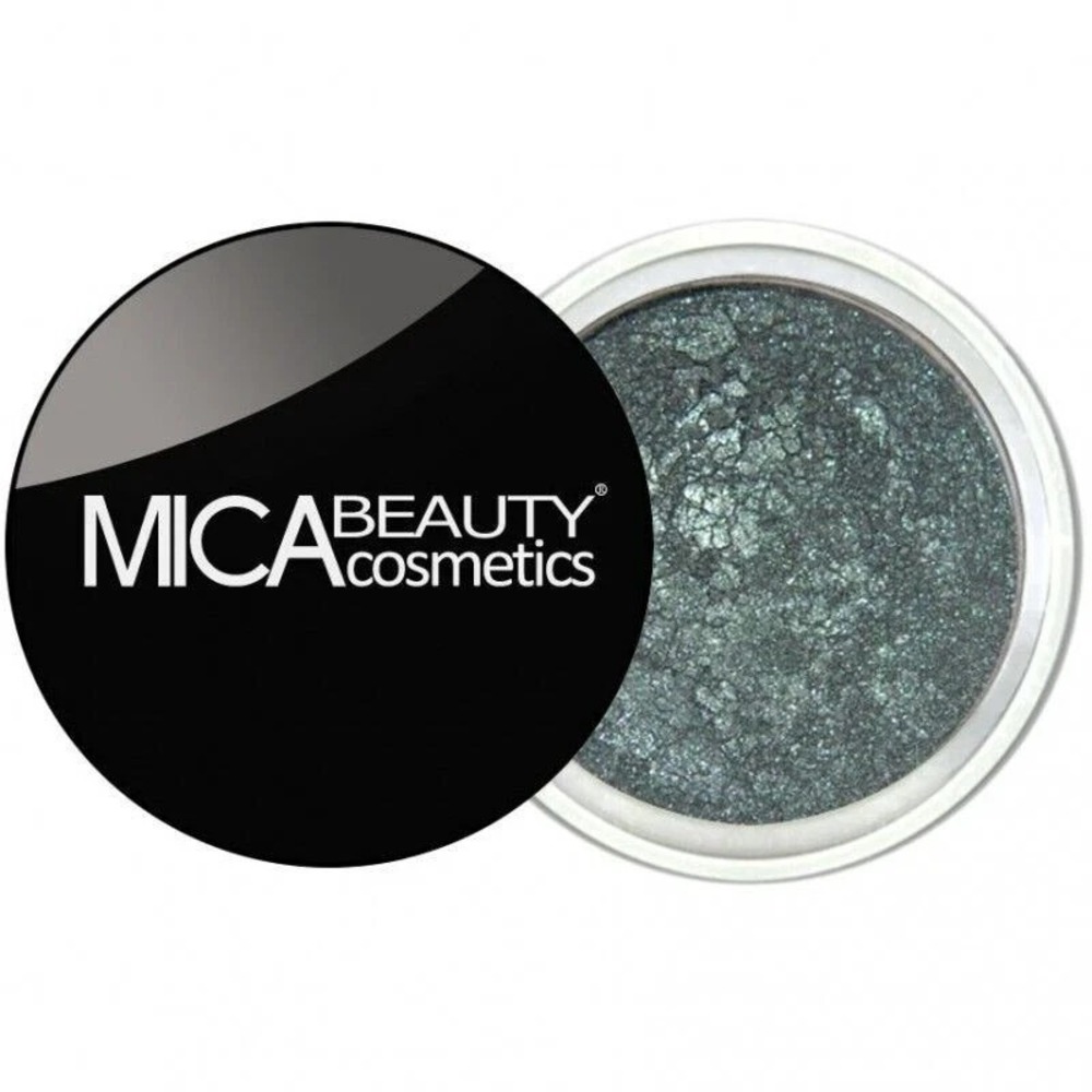 MICA BEAUTY Mineral Eye Shadow Glitter HARLIQUIN 34 Stone Gray  2.5g New